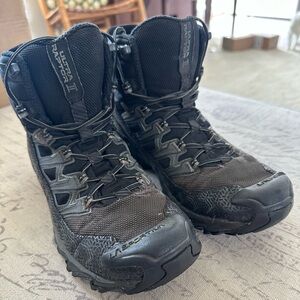 La Sportiva Ultra Raptor II Mid GTX Men's Size 8 Hiking Boots Black Grey Shoes